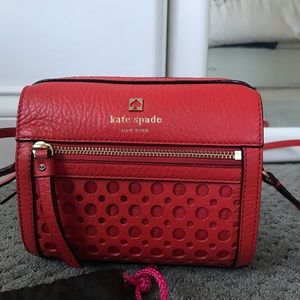 Kate Spade red crossbody bag